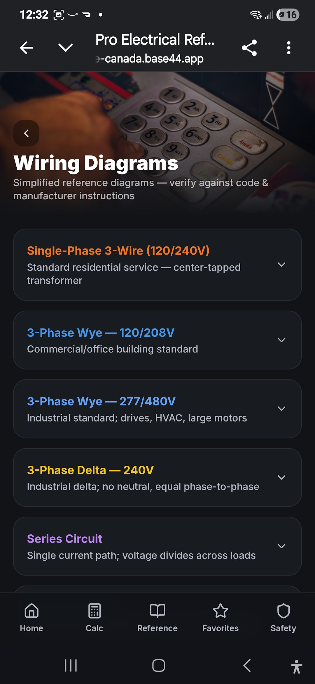 Pro Volt Link Canada field reference screen