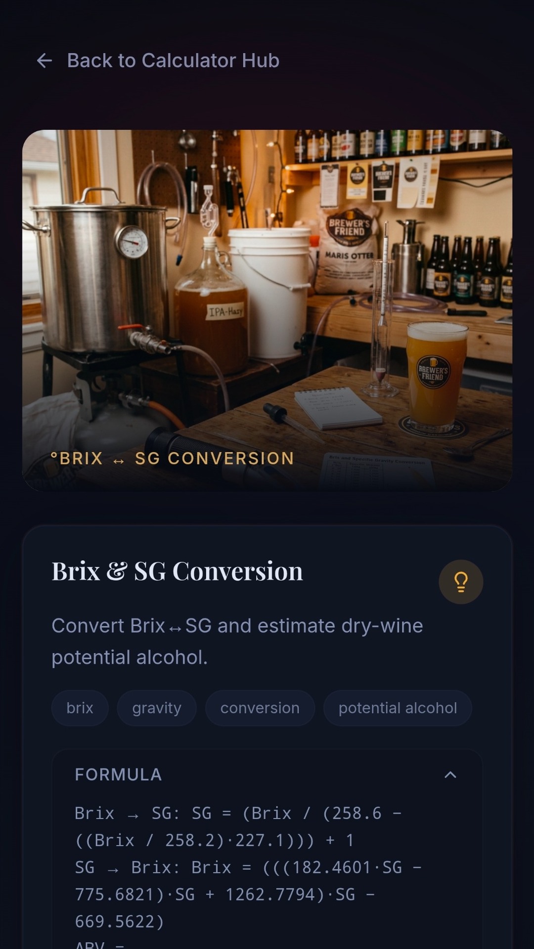 Vintner Calculator Hub Google Play screenshot 3