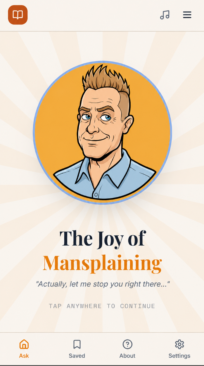 The Joy of Mansplaining screenshot 1