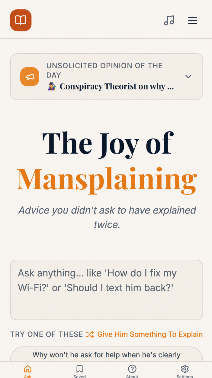 The Joy of Mansplaining screenshot 2