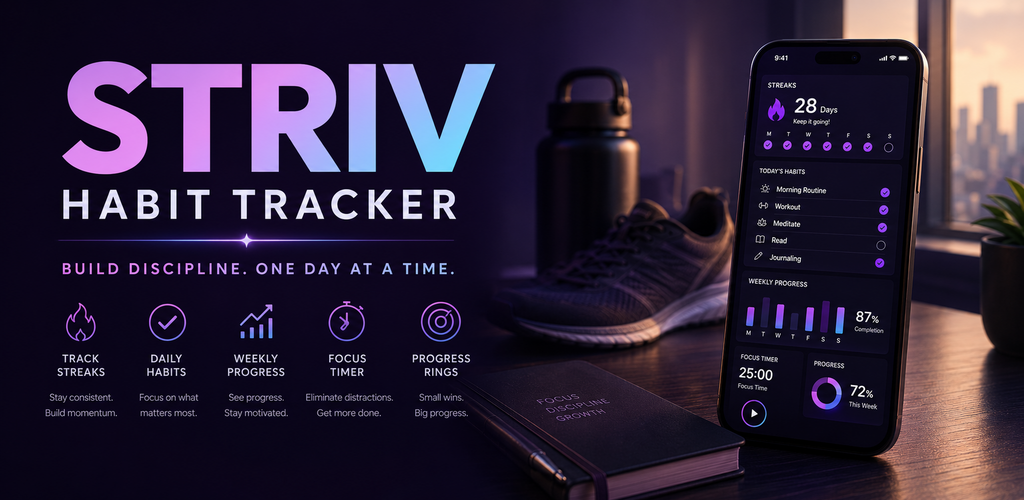 STRIV Habit Tracker featured graphic